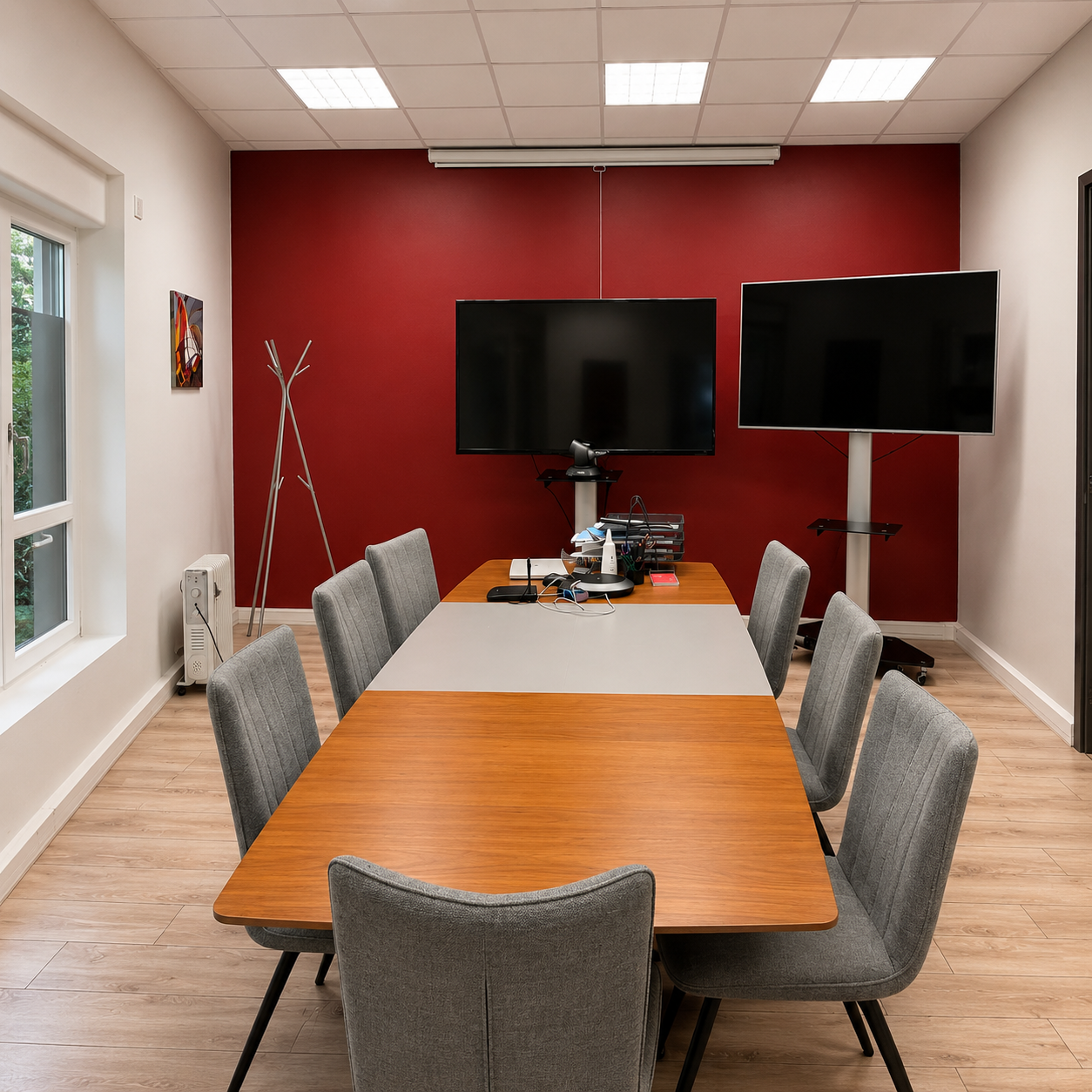 Salle de réunion confidentielle